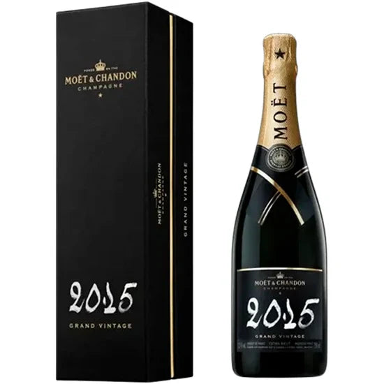 5 Champagne Set: Moët & Chandon Grand Vintage 2015, Laurent-Perrier La Cuvée Brut, Bollinger Special Cuvée, Veuve Clicquot Brut & Ruinart Brut 5x 750 ml