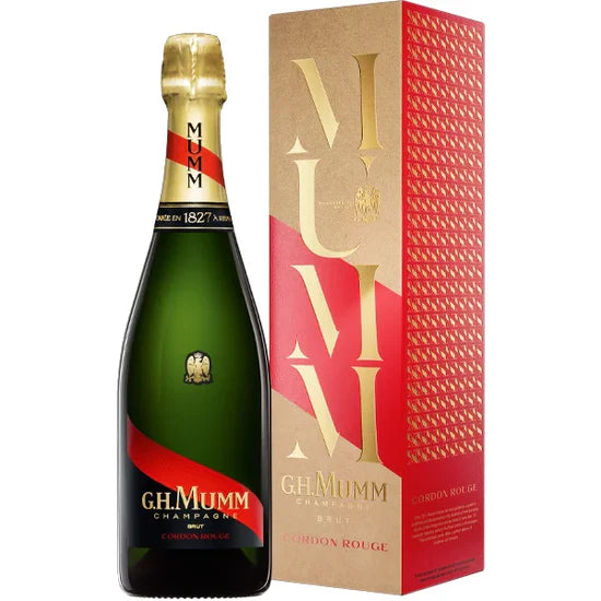 5 Champagne Set: Moët & Chandon Grand Vintage, Moët & Chandon Impérial, Veuve Clicquot Brut, G.H. Mumm Brut & Taittinger Brut Réserve 5x 750 ml